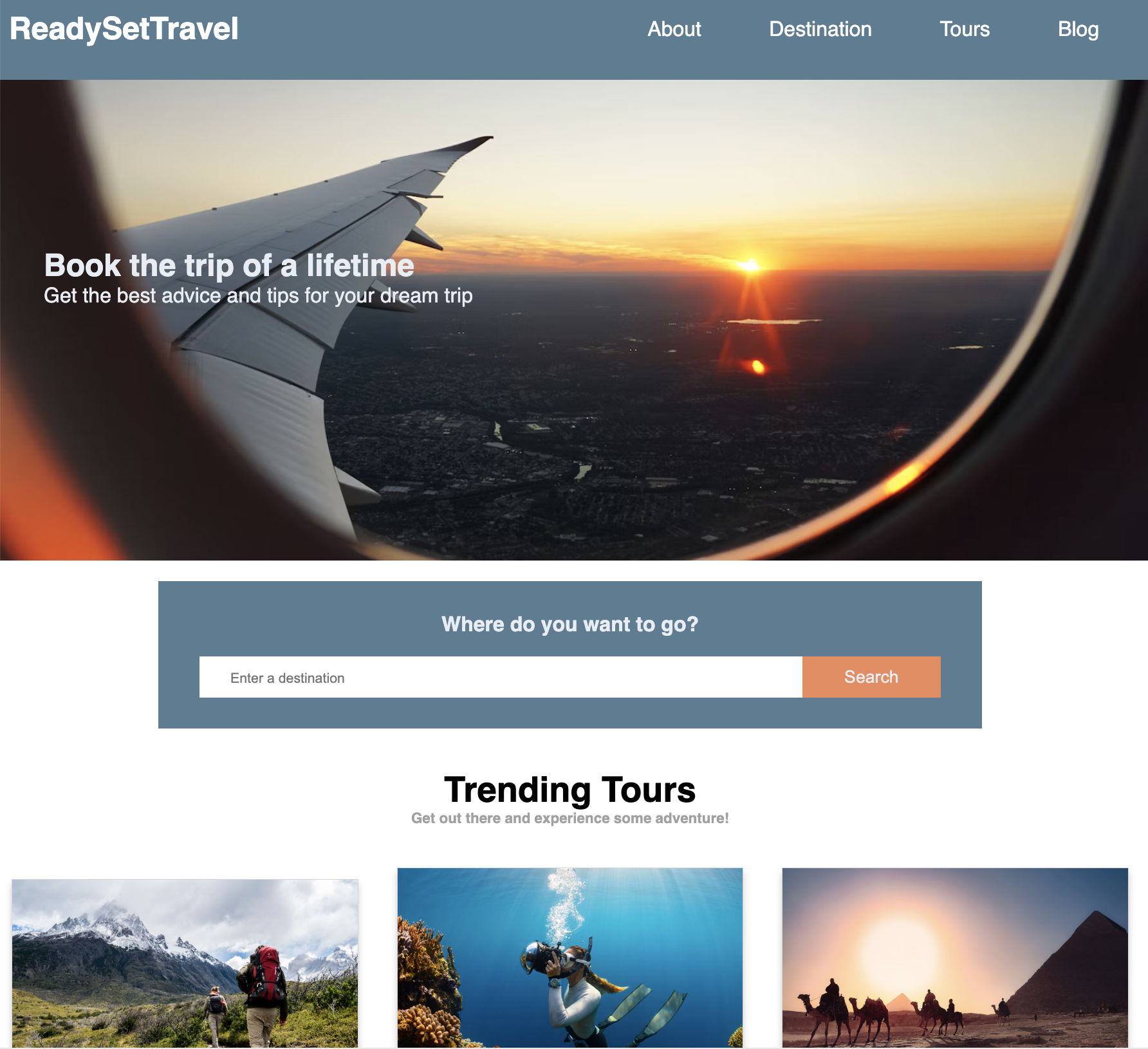 image of travel site